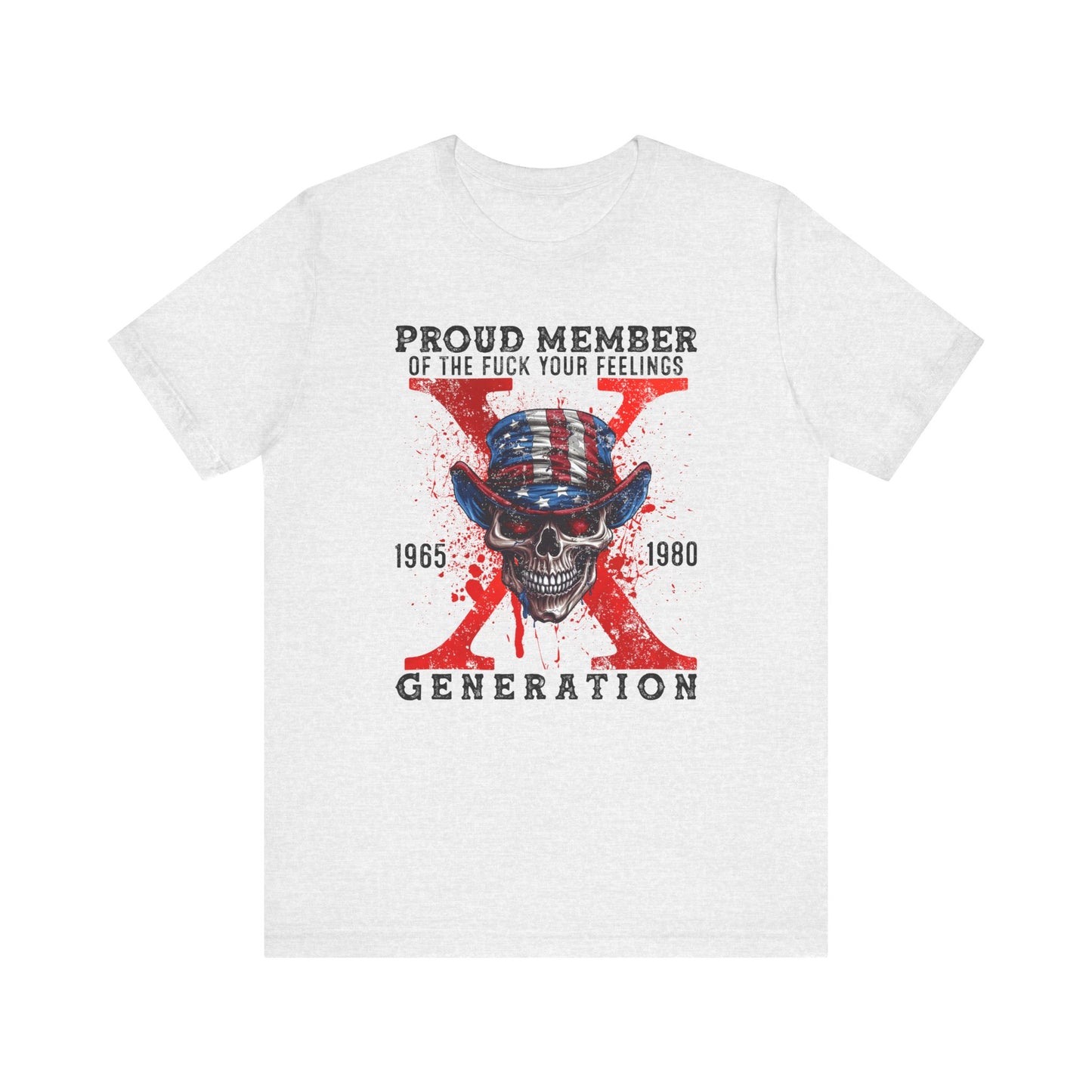 Gen X Patriotic Skull T-Shirt