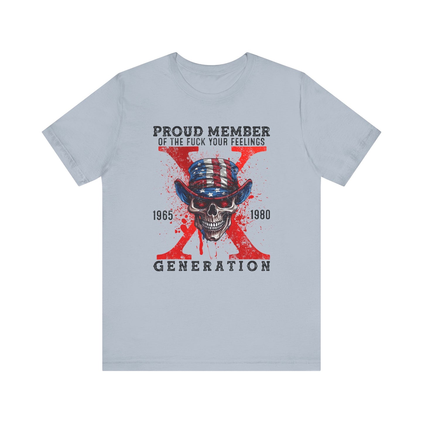 Gen X Patriotic Skull T-Shirt