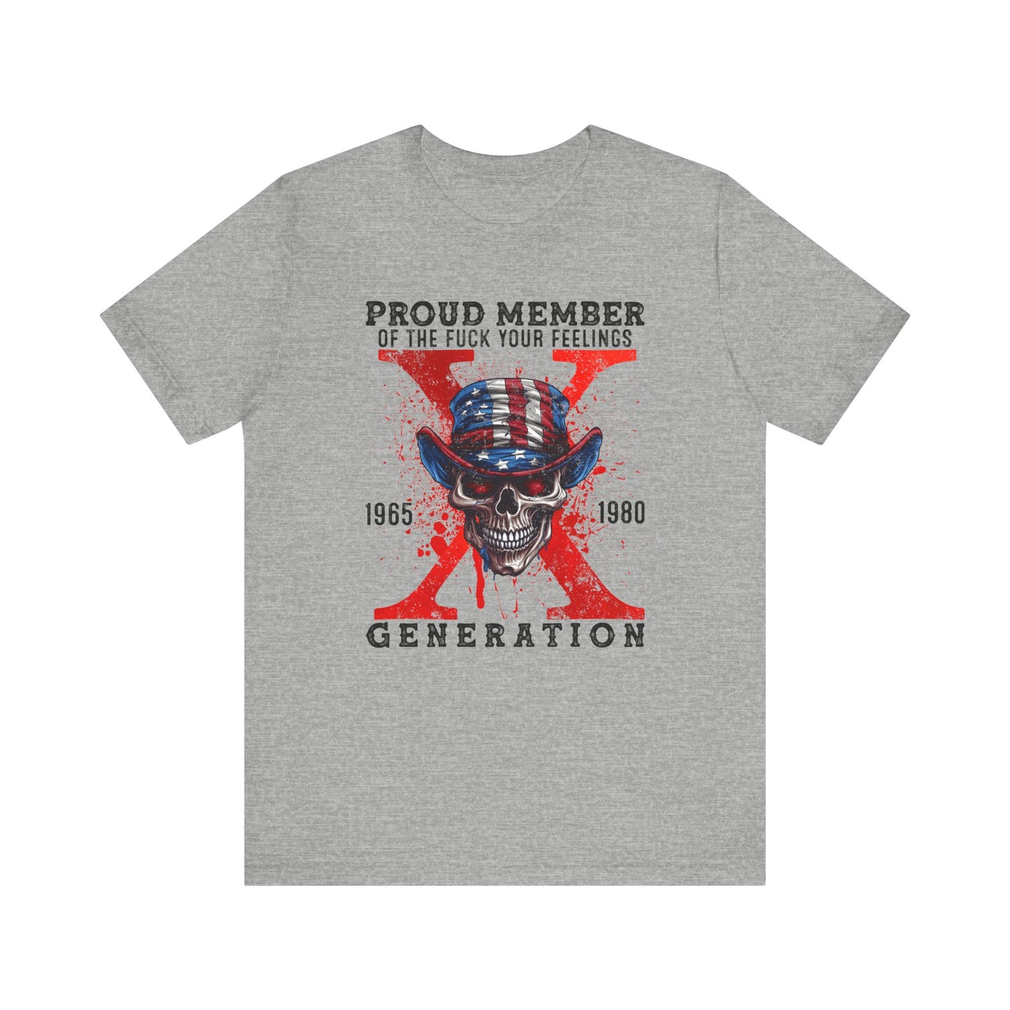 Gen X Patriotic Skull T-Shirt